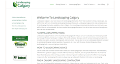 Desktop Screenshot of landscapingcalgary.net